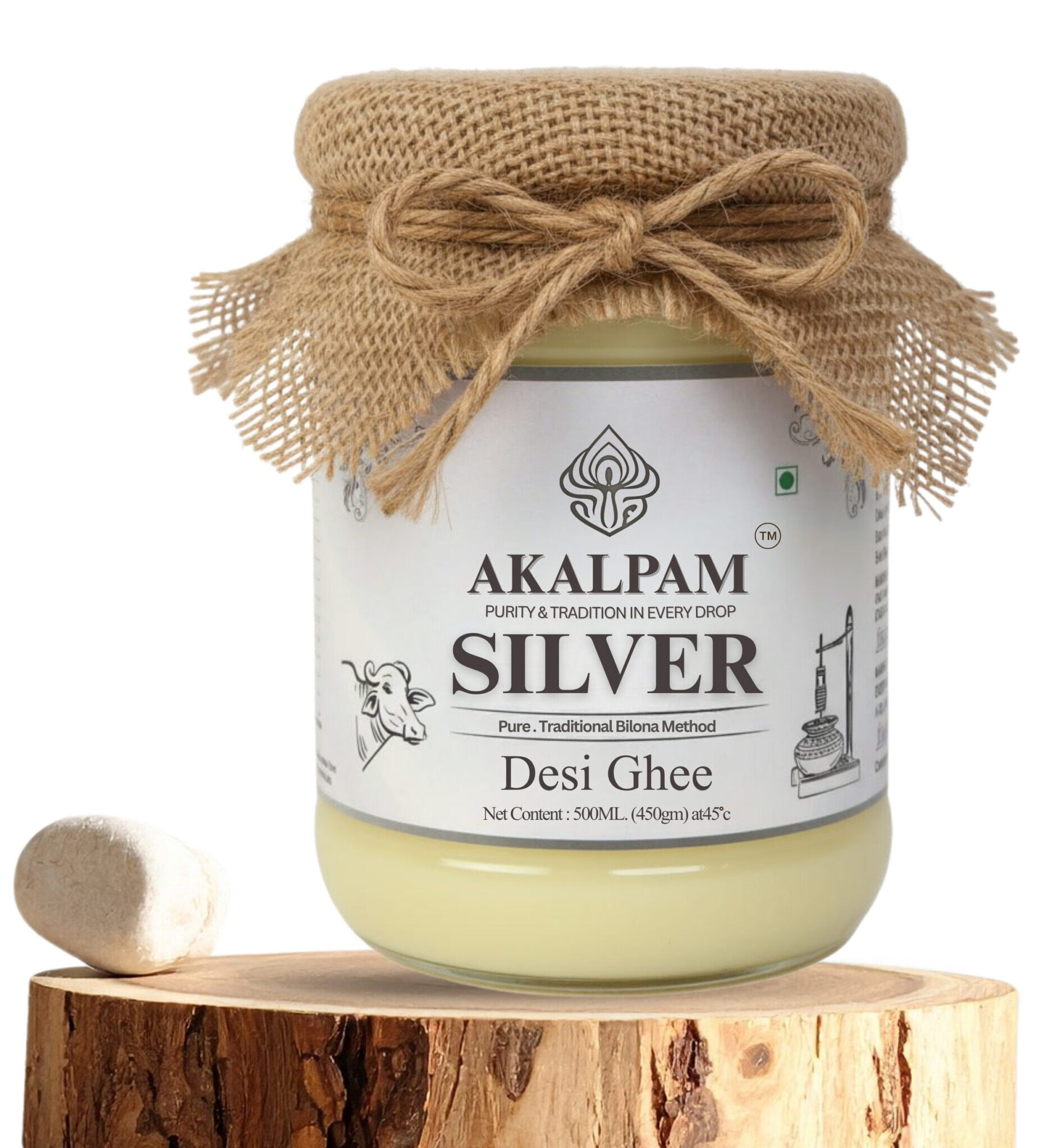 Akalpam Gold Desi Cow Ghee 500 ML