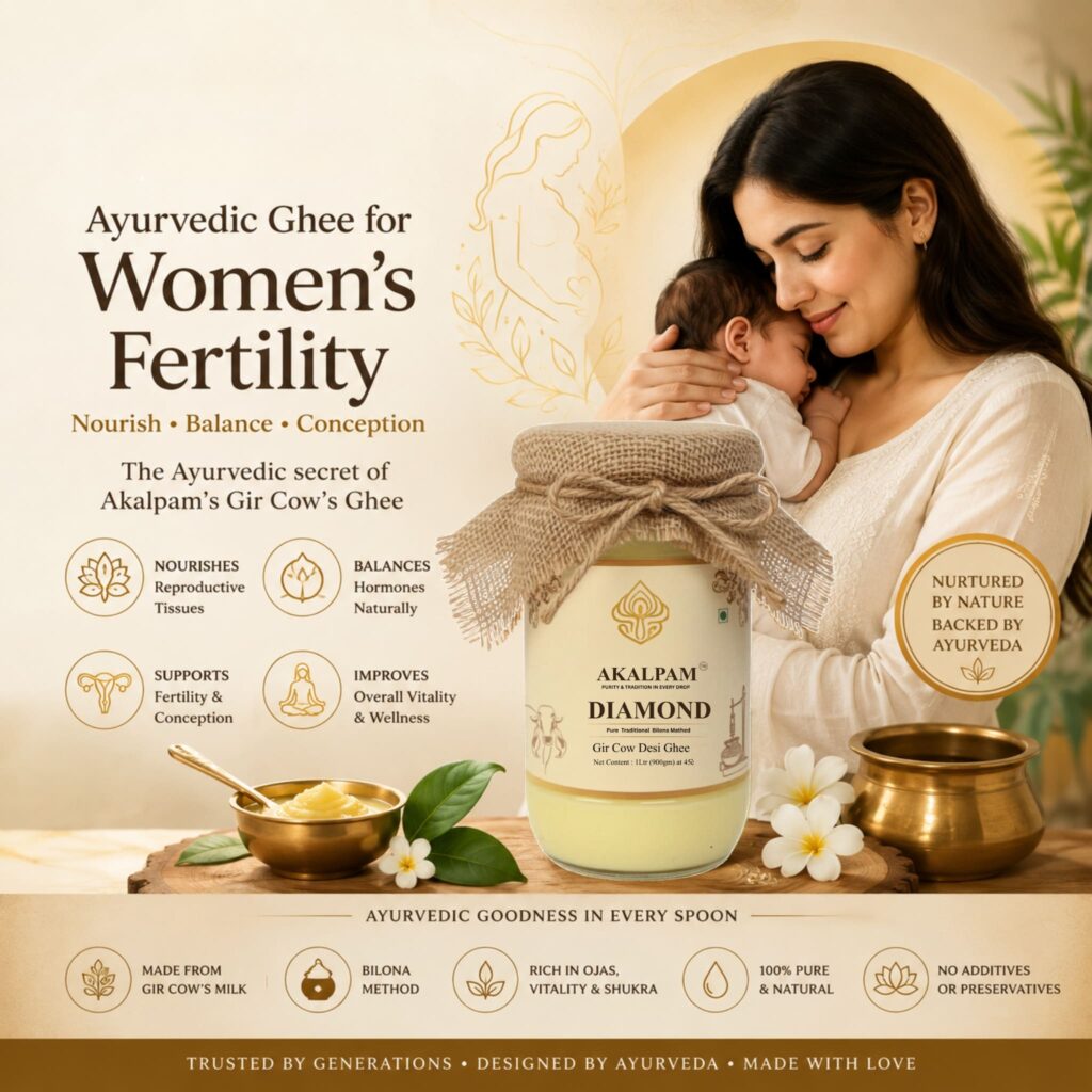 Ayurvedic Ghee for Women's Fertility