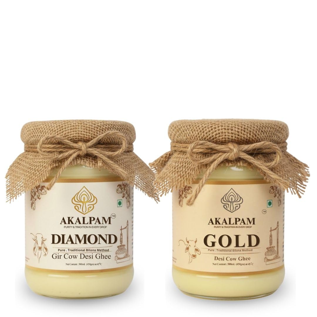 Diamond 500ML+Gold Cow Ghee Combo
