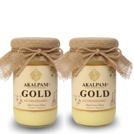 Gold Desi Cow Ghee (1l+1L)