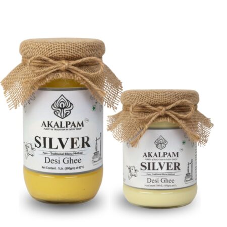 Silver Buffalo Desi Ghee 1L & 500ML Combo